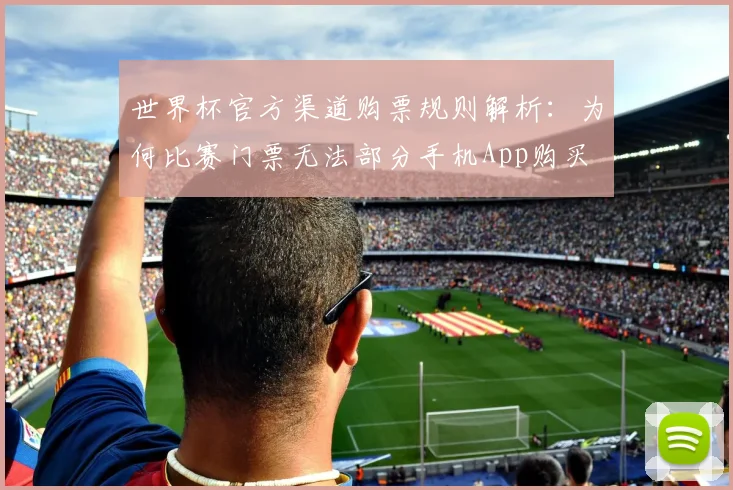 世界杯官方渠道购票规则解析:为何比赛门票无法部分手机App购买